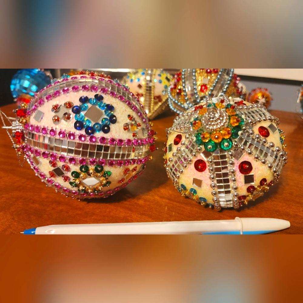Handmade christmas ornaments